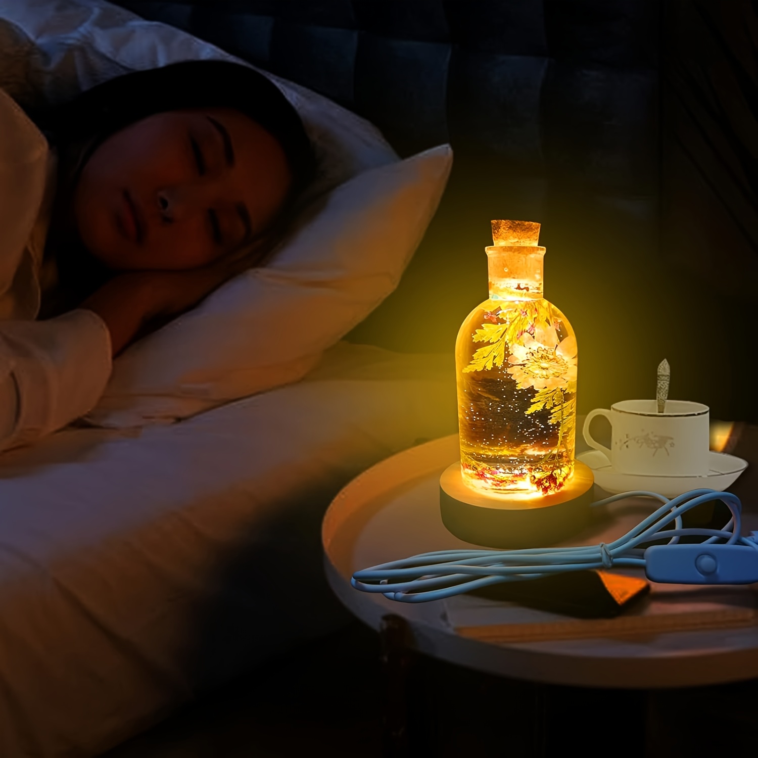 Drift Bottle Light Resin Mold  - Desk Setup Lamp ulasan dan harga
