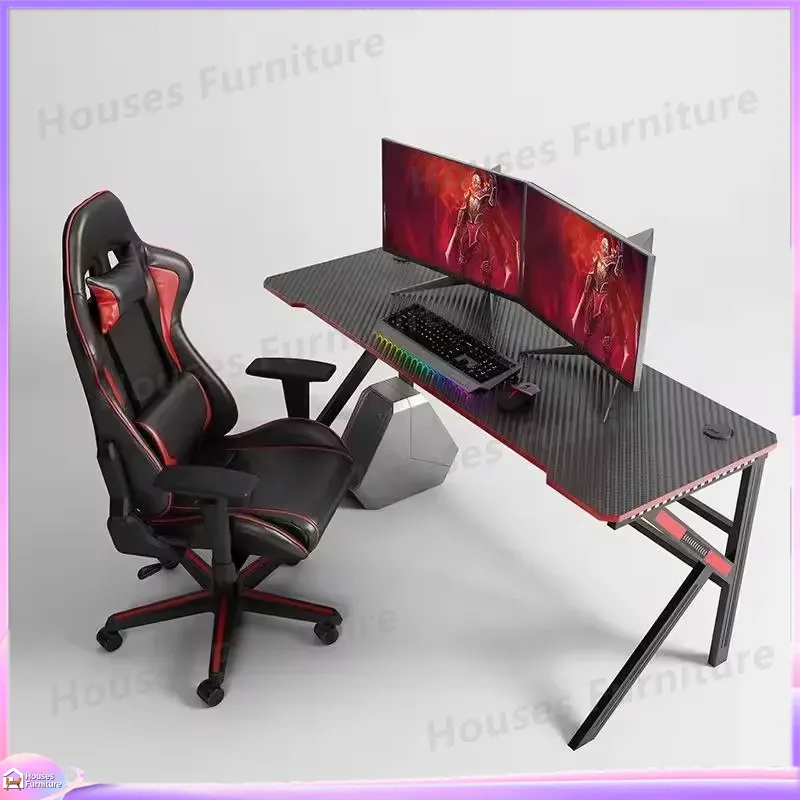 Adjustable Height RGB LED Gami - Desk Setup L Shaped ulasan dan harga