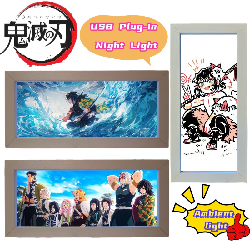 Demon Slayer Kamado Tanjirou T - Desk Setup Lamp ulasan dan harga